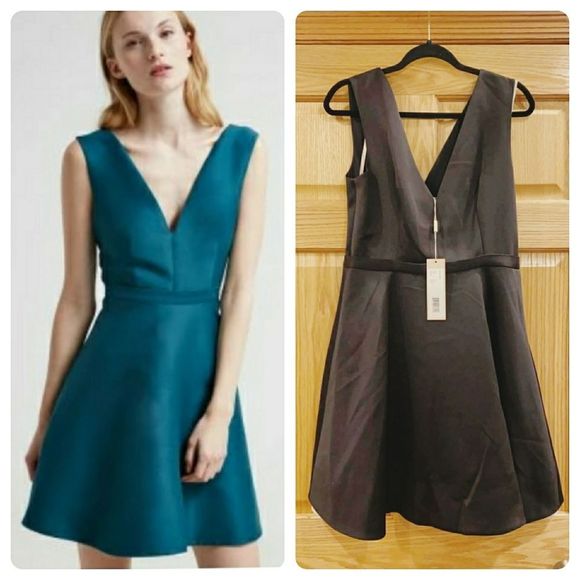 Halston Heritage Dresses & Skirts - Halston Satin Cocktail Dress